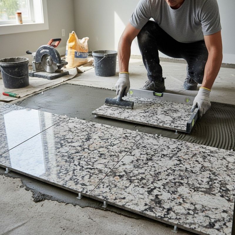 Bathroom Granite Installation in Kansas City, KS
