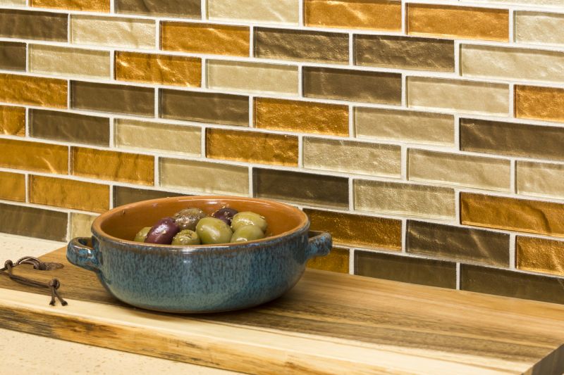 Copper Backsplash Installation